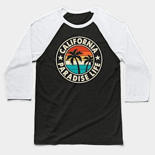 California Paradise Life T Shirt For Women Men Baseball T-Shirt